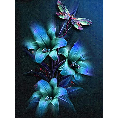 DIY Diamond Painting,Fantasie-Lilien-Blume 5D Adult Kinder Diamant Painting Bilder Kits,volle Strass Stickerei Kreuzstich Diamant Malerei Leinwand Mosaik Kunsthandwerk für Home Wall Decor 80x100cm DIY Diamond Painting,Fantasie-Lilien-Blume 5D Adult Kinder Diamant Painting Bilder Kits,volle Strass Stickerei Kreuzstich Diamant Malerei Leinwand Mosaik Kunsthandwerk für Home Wall Decor 80x100cm von Yeecer