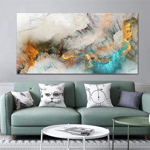 Diamond Painting Kit Abstrakte Wolke,Groß Diamant Painting Bilder Set 5D DIY Erwachsene Kinder Full Rundbohrer Stickerei Kreuzstich Malen nach Zahlen Kunst Handwerk Home Wohnzimmer Wand Dekor 90x180cm von Yeecer