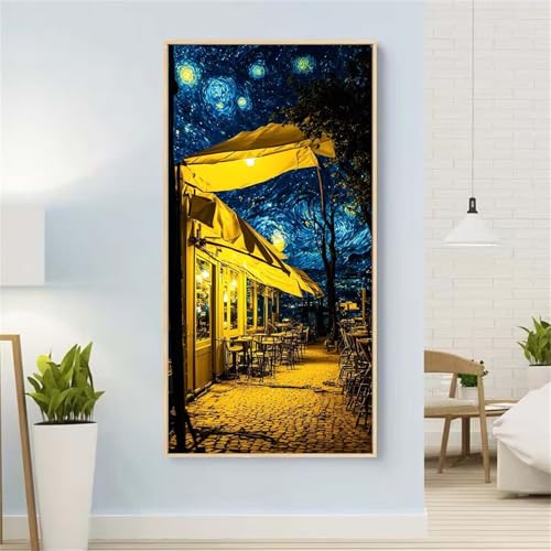 5D Diamond Painting StraßE Diamond Painting Set Erwachsene, Sternenhimmel Diamant Painting Bilder Kinder, DIY Diamond Dots Dimond Painting Cross Stitch Stickerei Kunsthandwerk, für Wanddeko 39x78inch von Yeefion