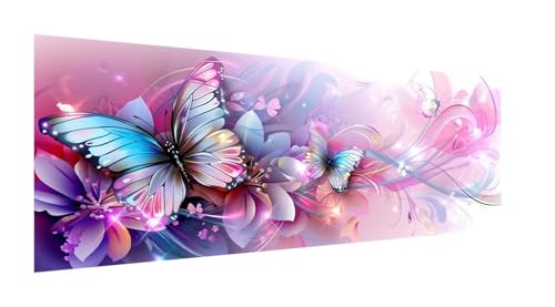 Anlage Diamond Painting Erwachsene Groß 270x90cm,Diamant Painting Bilder Schmetterling Diamond Painting Kinder,Full DIY Diamant Kunst Malerei Stickerei Set,für Zuhause Wanddekoration,Geschenk YF-19 von Yeefion