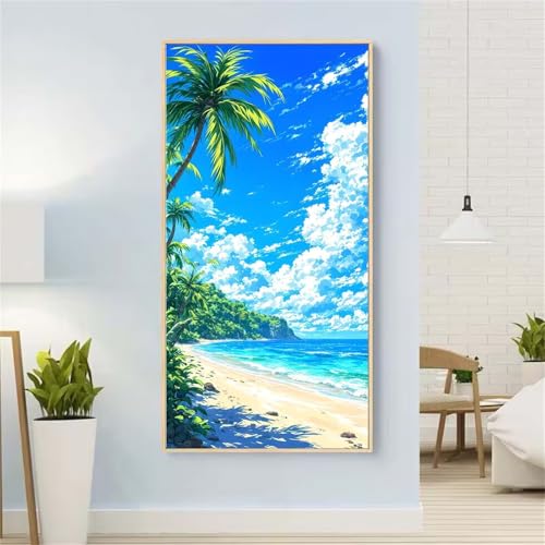 Baum Diamond Painting Groß xxl 100x200 cm Diamond Painting Himmel Diamond Painting Erwachsene, 5D Diamant Painting Bilder Kinder, Mosaikherstellung, für Home Wand Décor Aesthetic, Geschenke für Damen von Yeefion