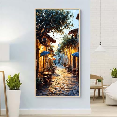 Baum Diamond Painting Groß xxl 100x200 cm Diamond Painting StraßE Diamond Painting Erwachsene, 5D Diamant Painting Bilder Kinder, Mosaikherstellung, für Home Wand Décor Aesthetic, Geschenke für Damen von Yeefion