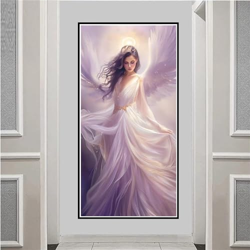 DIY 5D Diamond Painting xxl 40x120cm Engel Diamond Painting mit Diamond Painting Zubehör Full Set, Flügel Diamant Painting Bilder Erwachsene/kinder Malen nach Zahlen, Zimmer Deko Geschenke YF-167 von Yeefion