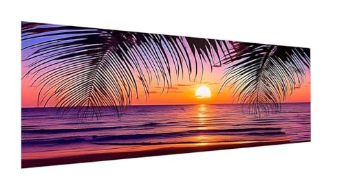 Diamond Painting XXL 270x90cm, 5D Diamond Painting Erwachsene Sonnenaufgang Diamant Painting Bilder Landschaft, DIY Diamond Painting Eckige Steine Mosaikherstellung, für Zimmer Deko, Geschenke YF-6 von Yeefion