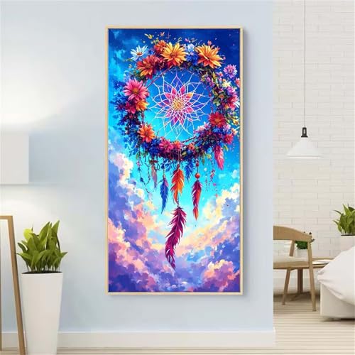 Himmel Diamond Painting Groß xxl 100x200 cm Diamond Painting TraumfäNger Diamond Painting Erwachsene, 5D Diamant Painting Bilder Kinder, Mosaikherstellung, Geschenke für Home Wand Décor Aesthetic von Yeefion