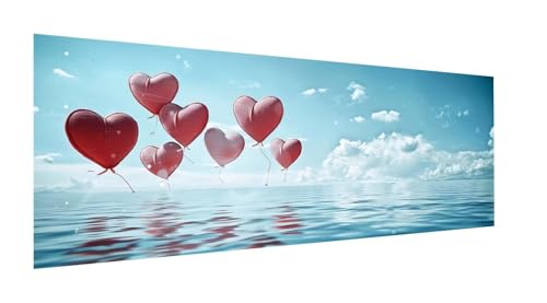 Liebe Diamond Painting Erwachsene Groß 180x60cm,Diamant Painting Bilder Ballon Diamond Painting Kinder,Full DIY Diamant Kunst Malerei Stickerei Set,für Zuhause Wanddekoration,Geschenk Mädchen YF-389 von Yeefion