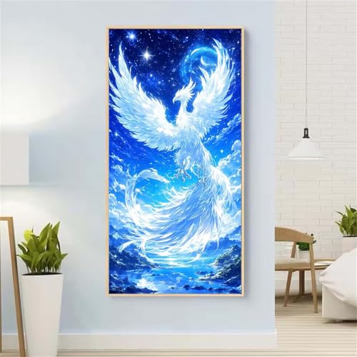 PhöNix Diamond Painting Groß xxl 40x80 cm Diamond Painting Himmel Diamond Painting Erwachsene, 5D Diamant Painting Bilder Kinder, Mosaikherstellung, für Home Wand Décor Aesthetic, Geschenke für Damen von Yeefion