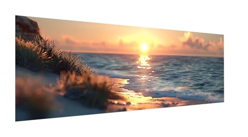 Sonnenuntergang Diamond Painting Erwachsene Groß 150x50cm,Diamant Painting Bilder Ozean Diamond Painting Kinder,Full DIY Diamant Kunst Malerei Stickerei Set,für Zuhause Wanddekoration,Geschenk YF-363 von Yeefion