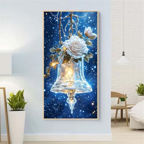 Sternenhimmel Diamond Painting Groß xxl 70x140 cm Diamond Painting Rose Diamond Painting Erwachsene, 5D Diamant Painting Bilder Kinder, Mosaikherstellung, Home Wand Décor Aesthetic,Geschenke für Damen von Yeefion