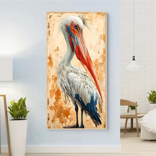 Tier Diamond Painting Groß xxl 100x200 cm Diamond Painting Retro Diamond Painting Erwachsene, 5D Diamant Painting Bilder Kinder, Mosaikherstellung, für Home Wand Décor Aesthetic, Geschenke für Damen von Yeefion