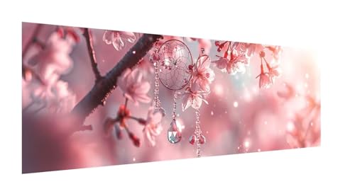 Traumfänger Diamond Painting Erwachsene Groß 120x40cm,Diamant Painting Bilder Blume Diamond Painting Kinder,Full DIY Diamant Kunst Malerei Stickerei Set,für Zuhause Wanddekoration,Geschenk YF-369 von Yeefion