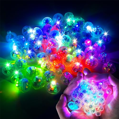 Yeelan Mini Led Licht,120 Stück Ballons Lichter, Runde Led Ballonlichter, Blinkende Party Licht für luftballon girlande,Papier lampions, Hochzeit, Weihnachten, Geburtstag, Halloween Deko (Bunt) von Yeelan