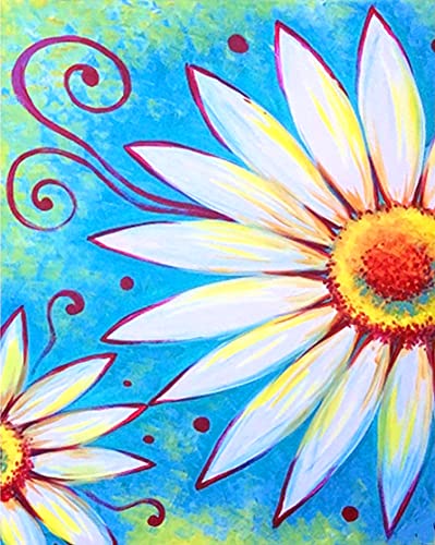 Yeerum DIY 5D Diamond Painting Blume, 5D Diamant Painting Pflanze, Anlage Full Malen Nach Zahlen Erwachsene Stickerei Strass Kreuzstich Kunst 30x40 cm von Yeerum