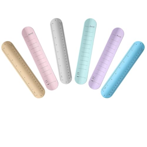 Yeihhtuk 6 Stück Krankenschwester-Silikonarmbänder mit To-Do-Liste, Slap-Silikon-Erinnerungsarmband, 9,4 X 1,8, Wiederverwendbar, Tragbar Am Handgelenk (Frische Farbe) von Yeihhtuk
