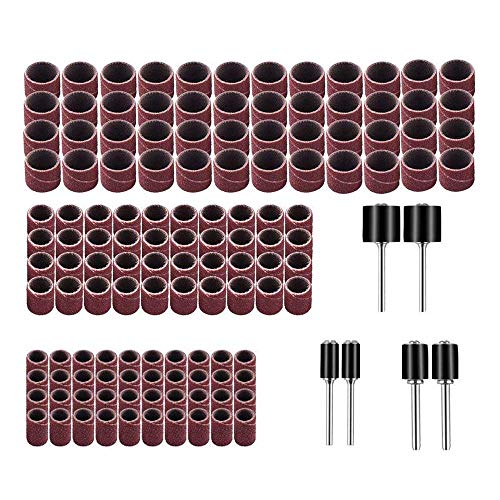 Yesallwas 126 Stück Schleifhülse Satz Einschließlich 120 Stück 120 grit teilig Schleifen Bands and 6 Stück Schleifwalze for Dremel Drehwerkzeug Yesallwas 126 Stück Schleifhülse Satz Einschließlich 120 Stück 120 grit teilig Schleifen Bands and 6 Stück Schleifwalze for Dremel Drehwerkzeug von Yesallwas