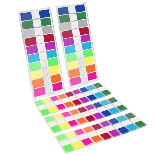 900 PCS Sticky Notes, Haftnotizen Tabs Haftstreifen Transparente aus PET für Lesezeichen, Studium, Büro und Schulplaner, Ideal für Notizen, Erinnerungen und Organisation, ET-Material page marker von Yewseas