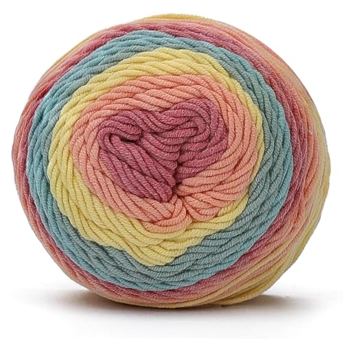 Wolle zum Häkeln Farbverlauf Weich 100g(100gx1) Häkelwolle Dickes Garn Weich Wolle Zum Häkeln Farbverlauf Bunte Wolle Weben Wolle Für Schal Zum Stricken Flauschige Wolle Zum Stricken von YeyeCyrilze