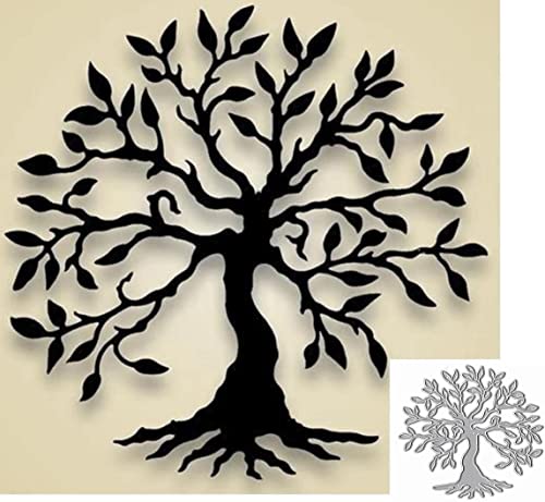 Blätter Baum Metall Stanzformen, Blätter Baum Stanzformen Schablonen Karte Papier Handwerk DIY Vorlage Metall Stanzformen Album Prägepapier Stanzformen für Kartenherstellung Scrapbooking von Yeyert