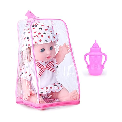 Yfenglhiry Puppen 13-Zoll Weicher Neugeborene Babyflasche Kleidung von Yfenglhiry