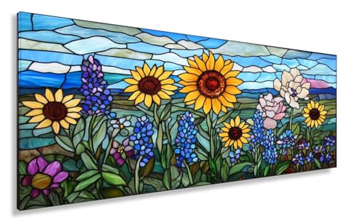 Diamond Painting Abstrakt, Diamond Painting Erwachsene Sonnenblume Full Drill Bastelset Erwachsene Anfänger, DIY Diamant Kunst Malerei Stickerei Kreuzstich Arts Geschenke,Deko Wohnzimmer 30x60CM Y2-64 von Yhoonn