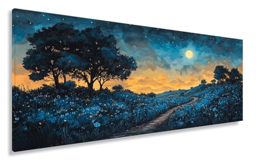 Diamond Painting Baum, Diamond Painting Erwachsene Wanderwege Full Drill Bastelset Erwachsene Anfänger, DIY Diamant Kunst Malerei Stickerei Kreuzstich Arts als Geschenke,Deko Wohnzimmer 70x140CM Y2-49 von Yhoonn