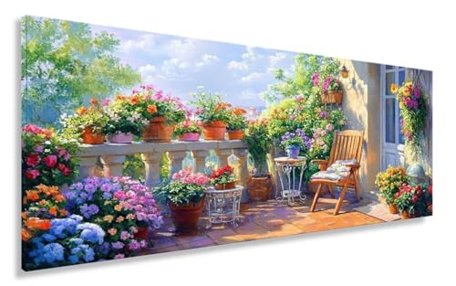 Diamond Painting XXL 100x200CM Diamant Painting Bilder Landschaft Diamond Art Erwachsene Kinder Anfänger, DIY Diamanten Malerei Kreuzstich Bastelset Basteln Entspannung Geschenk Mädchen Balkon Y2-78 von Yhoonn