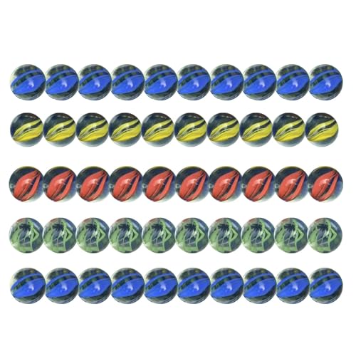 Yhsioaklo Marmorspiele für Marmor, buntes Glas | Handgefertigter Marmor in gemischter Farbe für | Dekorative Edelsteine aus Glas zum Sammeln, Marmor aus Glas für Aquarium, Vasen, Tisch. von Yhsioaklo