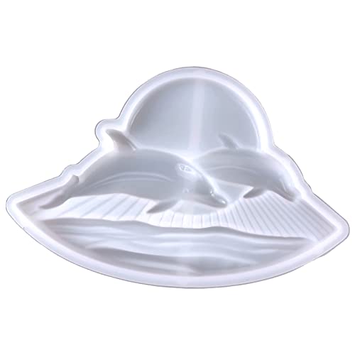 Glänzende Silikonform für Sonnen-Delfine, zur Wandmontage, halb-stereoskopische Form, Ornamente, Anhänger, Epoxidharz, Bastelformen Glänzende Silikonform für Sonnen-Delfine, zur Wandmontage, halb-stereoskopische Form, Ornamente, Anhänger, Epoxidharz, Bastelformen von YiNLuax
