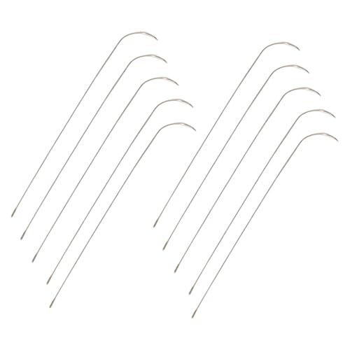 Professionelle 10 Teilige Gebogene Perlennadel Set Vergrößerte Augendesigns Mühelose Fäden Für Schmuckhandwerk Metallhandwerk Perlennadel Professionelle 10 Teilige Gebogene Perlennadel Set Vergrößerte Augendesigns Mühelose Fäden Für Schmuckhandwerk Metallhandwerk Perlennadel von YiNLuax