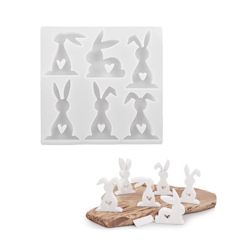 Silikonformen für Osterhasen, Handarbeitszubehör, Silikon-Textur für Handwerk und Heimdekorationen Silikonformen für Osterhasen, Handarbeitszubehör, Silikon-Textur für Handwerk und Heimdekorationen von YiNLuax