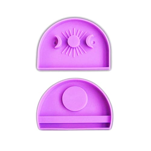 Sonnenmond-Halter-Form, 3D-Basis, Silikon, Gips, Zement, Kerzenhalter, Formen, Schmuckherstellung Sonnenmond-Halter-Form, 3D-Basis, Silikon, Gips, Zement, Kerzenhalter, Formen, Schmuckherstellung von YiNLuax