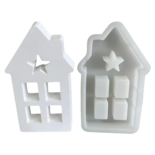Sternförmige Kaminhausform, Silikonform, Epoxidharz, Dekoration, Miniatur-Hausformen, handgefertigte Dekoration Sternförmige Kaminhausform, Silikonform, Epoxidharz, Dekoration, Miniatur-Hausformen, handgefertigte Dekoration von YiNLuax
