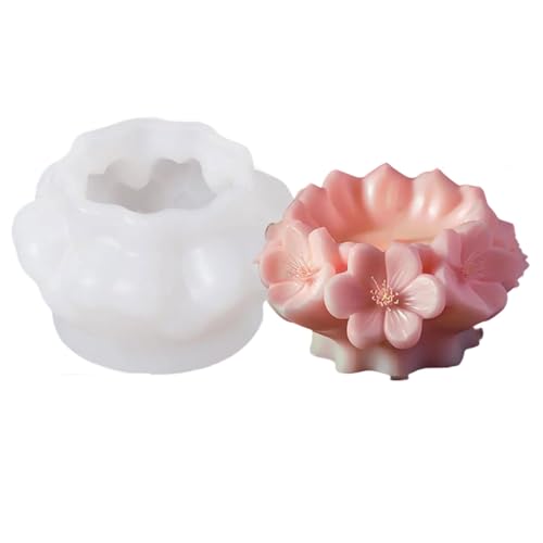 YiNLuax 3D-Blumen-Zylinder-Silikonformen, Epoxidharz, Silikonformen für Heimdekoration, Seifenherstellung YiNLuax 3D-Blumen-Zylinder-Silikonformen, Epoxidharz, Silikonformen für Heimdekoration, Seifenherstellung von YiNLuax