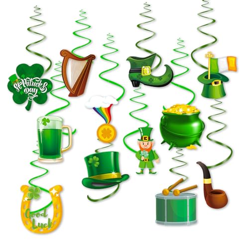 YiNLuax Memorable Celebration Decorations Irish Themed Party Supplies Patricks Day Ornaments Small Welcome Hangings Sign Decor von YiNLuax