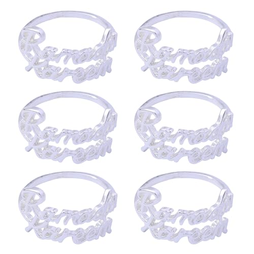 Pack Set Ramadans Serviettenhalter Metallische Serviettenschnallen Anspruchsvolles Beschichtungszubehör von YiQinzcxg