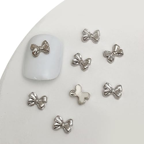 Personalisiertes Nagelzubehör 3D Nagelanhänger Aus Metall 20 Stück Schleifen Nageldekorationen Für Individuelle Nagel Looks von YiQinzcxg