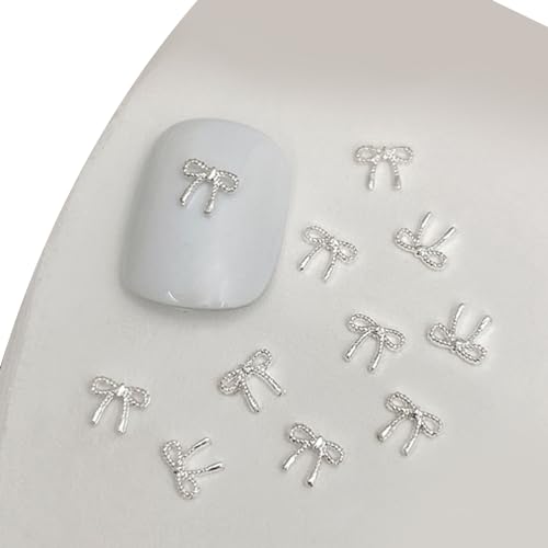 Personalisiertes Nagelzubehör 3D Nagelanhänger Aus Metall 20 Stück Schleifen Nageldekorationen Für Individuelle Nagel Looks von YiQinzcxg