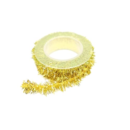 YiQinzcxg Draht-Girlanden, Lametta, zum Aufhängen, Rattan, Baumschmuck, Hochzeit, Party, buntes Band für Bastelarbeiten, Schleifen, Verpacken von YiQinzcxg