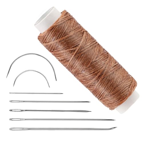 YiQinzcxg Leder-Nähnadel-Set, Polsternadel, gebogene Nadel, Sticknadel, Leder, Handnähnadel für Handwerk, 10 Stück von YiQinzcxg