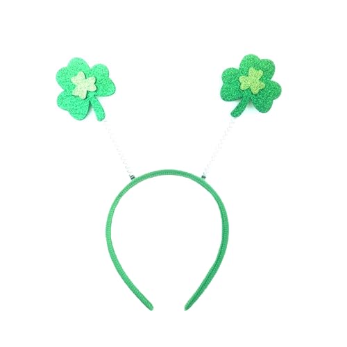 YiQinzcxg Zeigen Sie Ihre irische Nationalfeierfeier mit modischem Frühlings-Haarband, geeignet für Frauen, Partyzubehör für irische Feiern von YiQinzcxg