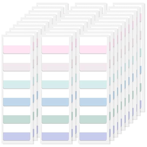 Seitenmarker Selbstklebend, 300 Stück Haftnotizen Page Markers Tabs, 45 X 28 mm Groß Kleberegisterkarten Seitenmarker Selbstklebend zum Markieren Beschriften Klebezettel Tabs für Büro von Yiichiy