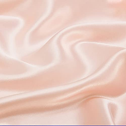 Yimihua Satin Stoff Futterstoff Für Abendkleidung Kleider Mode Basteln Dekorationen für Schneiderei Nachtwäsche Brautkleid Drape Dekorstoff Meterware,225 cm breit Meterware Verkauft(Color:Hell-Pink) von Yimihua