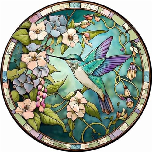 Yiminu.DS Diamond Painting Erwachsene Kinder, 5D Kolibri Vogel Natur Diamont Painting Bilder Diamant Painting Bastelset Basteln Mädchen, 30CM X 30CM von Yiminu.DS