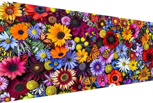 Diamond Painting Anlage, 5D Diamant Painting Bilder Kinder, Diamond Painting Erwachsene Blume, Diamond Painting Bastelset Erwachsene Frauen Anfänger Stickerei Paintings, Geschenke 100x200cm YG-293 von Yingeen