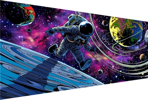 Diamond Painting Erwachsene Kinder Großes XXL 100x200cm Diamond Painting Astronaut Diamant Painting Bilder Geschenk Mädchen, DIY Diamond Painting Universum Diamant Strass Kreuzstich Arts Craft YG-276 von Yingeen