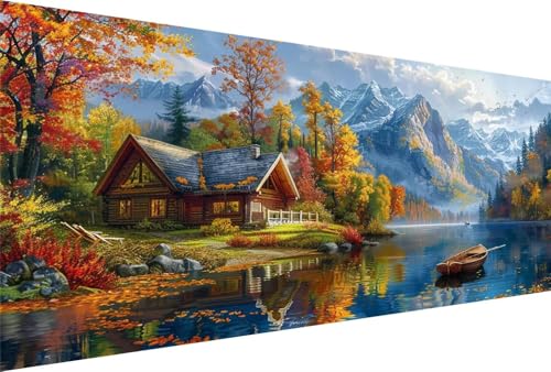 Diamond Painting Herbst Diamond Painting Erwachsene Wildgans Bastelset Kinder ab 6 Jahre Mosaikherstellung Kreatives Geschenke für Mädchen Anfänger, Kreuzstich Arts Craft Zimmer Deko 100x200cm Y5-503 von Yingeen