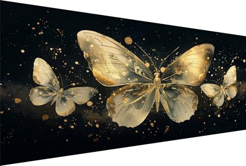 Diamond Painting Karikatur Diamond Painting Erwachsene Schmetterling Bastelset Kinder ab 6 Jahre Mosaikherstellung Kreatives Geschenke für Mädchen Anfänger, Kreuzstich Arts Zimmer Deko 70x140cm Y5-528 von Yingeen