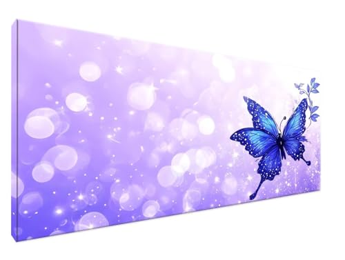 Fantasie Malen Nach Zahlen Groß XXL 40x80cm Malen Nach Zahlen Erwachsene Schmetterling, Paint by Numbers DIY Kreativ Set auf Leinwand für Anfänger,Weihnachten Freund Personalisierte Geschenke Y2-603 von Yingeen