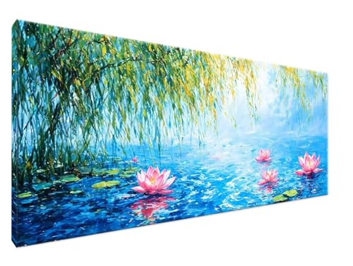 Malen Nach Zahlen Abstrakt Malen Nach Zahlen Erwachsene Ozean DIY Handgemalt Ölgemälde Leinwand Kit für Anfänger Ohne Rahmen 70x140cm Mit 3-Pinseln und Acrylfarbe für Deko Wohnzimmer, Geschenke Y2-601 von Yingeen