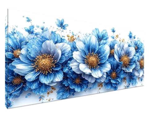 Malen Nach Zahlen Anlage Malen Nach Zahlen Erwachsene Blume DIY Handgemalt Ölgemälde Leinwand Kit für Anfänger Ohne Rahmen 100x200cm Mit 3-Pinseln und Acrylfarbe für Deko Wohnzimmer, Geschenke Y2-346 von Yingeen